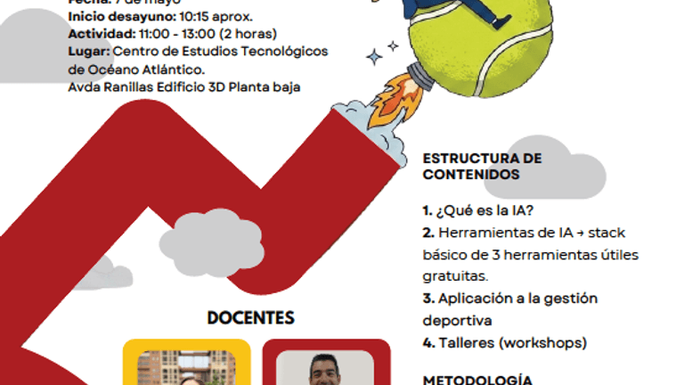 Próximo Desayuno GEDA: Inteligencia Artificial aplicada a la gestión deportiva
