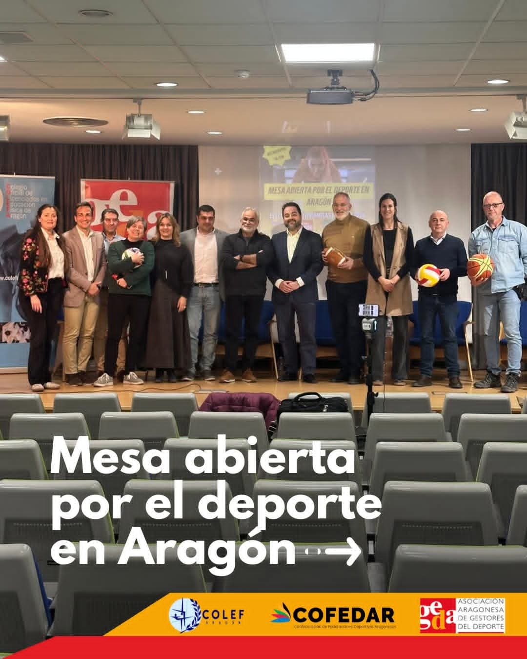 Mesa redonda con los partidos políticos sobre el deporte aragonés