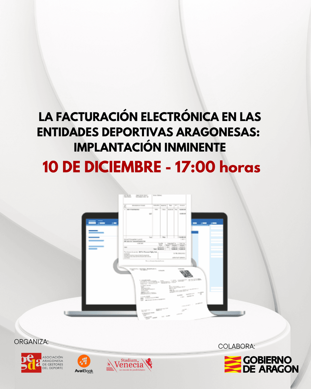 Jornada: “La facturación electrónica en las entidades deportivas aragonesas: implantación inminente”