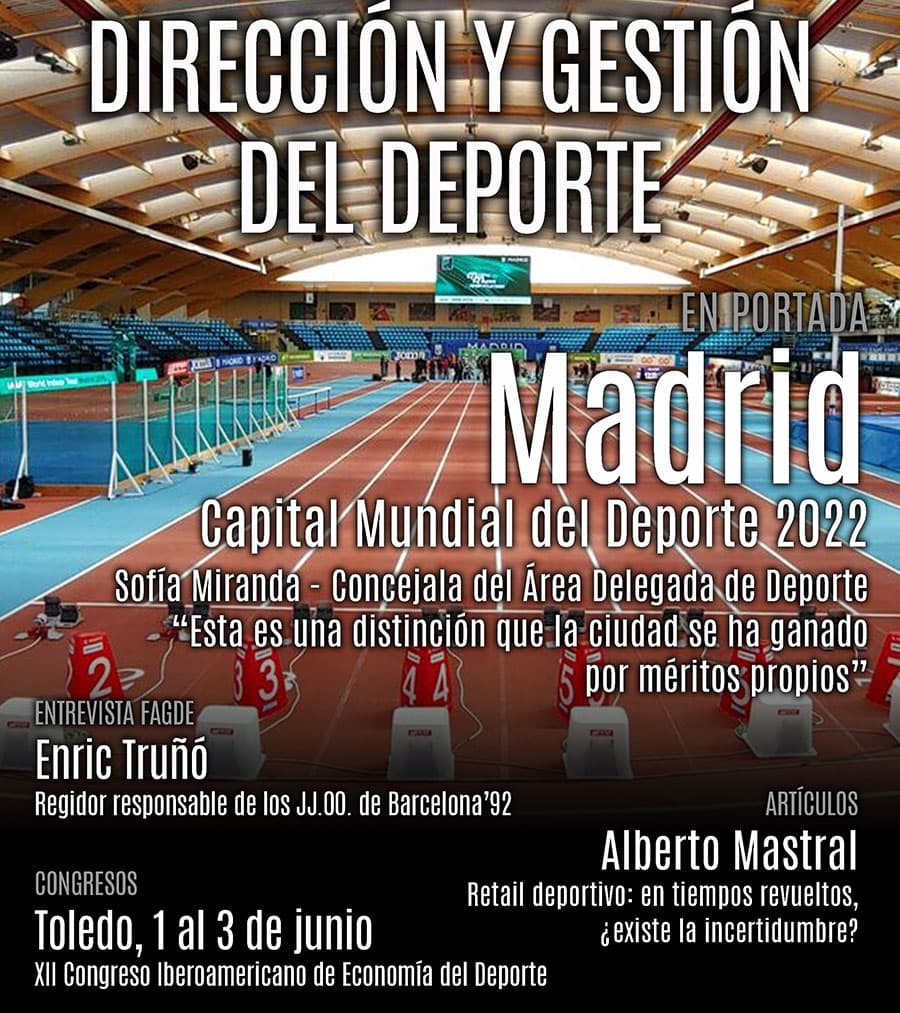 FAGDE publica un nuevo número de la revista digital «Dirección y Gestión del Deporte»