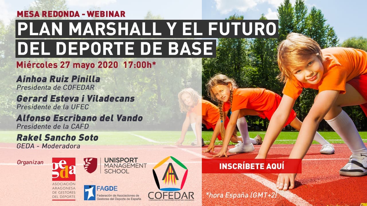 Seminario web «Plan Marshall y el futuro del deporte de base»