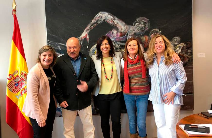 La presidenta del CSD recibe a una delegación de FAGDE